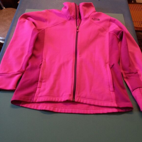 The North Face Womens Lg Bright Pink/Raspberry Lightweight Long Sleeve Jacket - Picture 1 of 12
